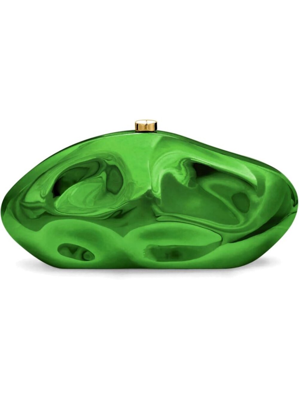 Women's Green Acrylic Shell Clutch Purse Evening Party Prom Chain Bag
